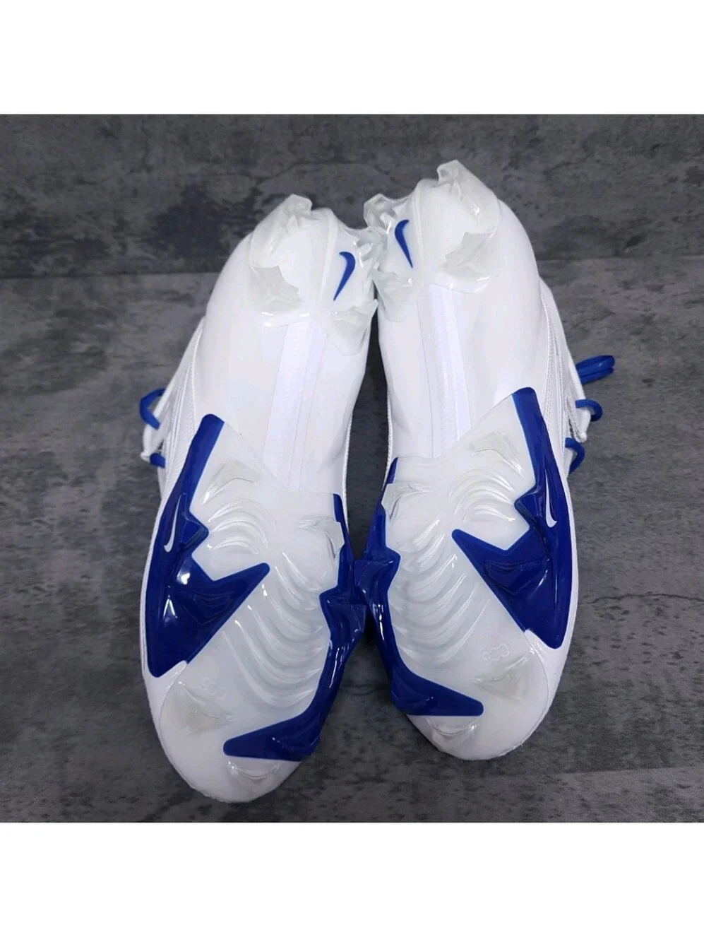 NIKE Vapor Edge Elite 360 2 TB Football Cleats Mens 13 White Blue Nby